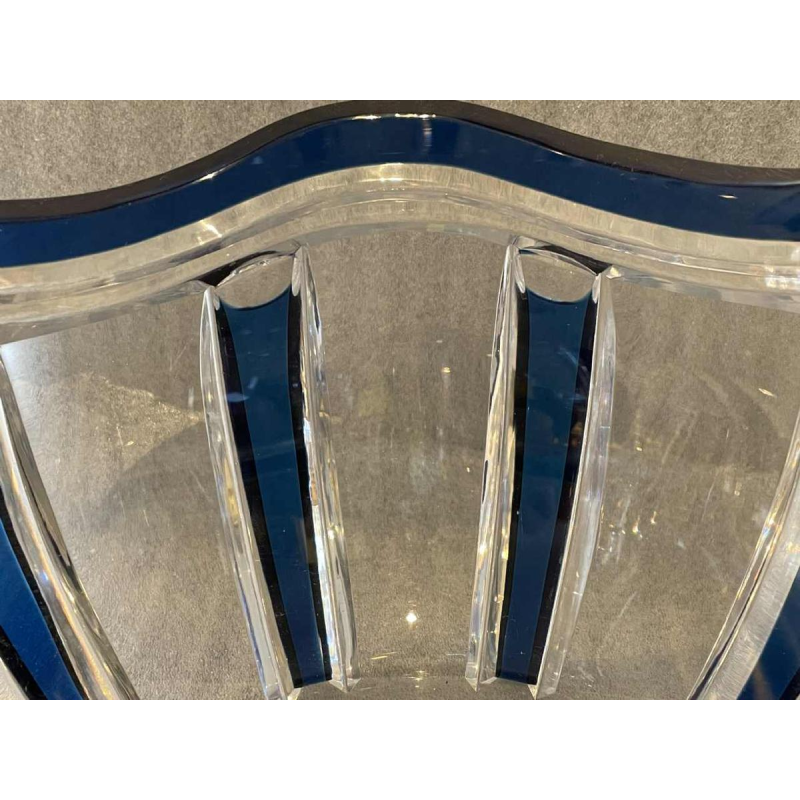 Val Saint-Lambert coupe art déco en cristal époque 1930 création Joseph Simon