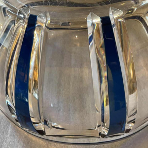 Val Saint-Lambert coupe art déco en cristal époque 1930 création Joseph Simon