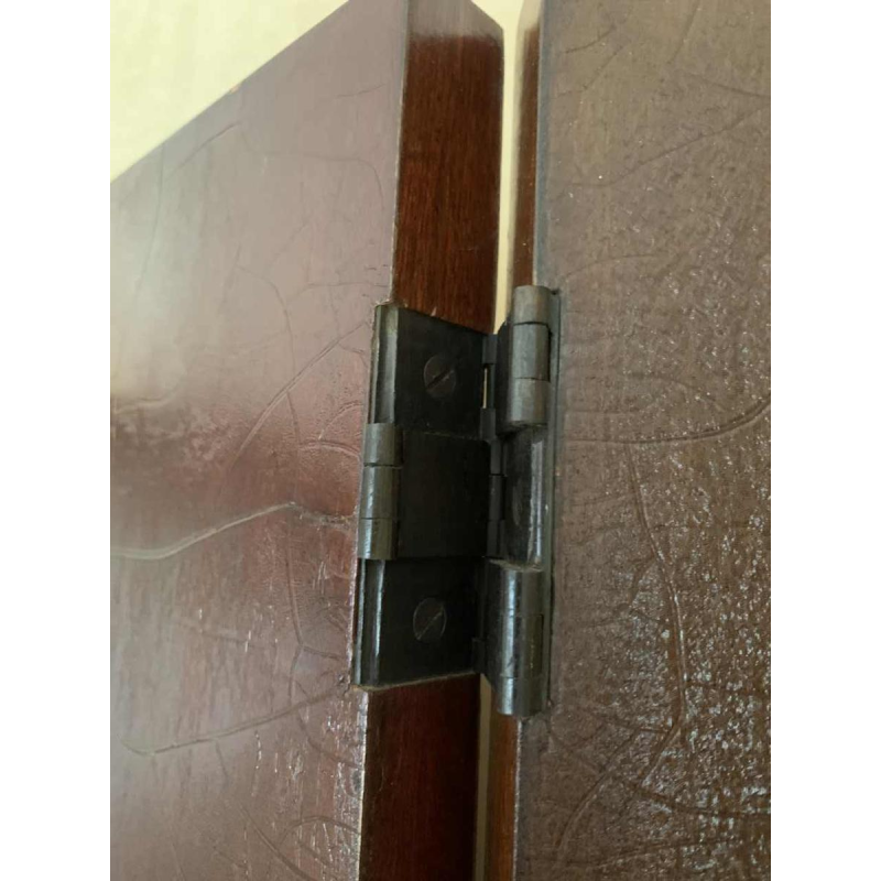 Grand paravent japonisant, style Art DÃ©co, Huile sur panneau signÃ© W. Houben