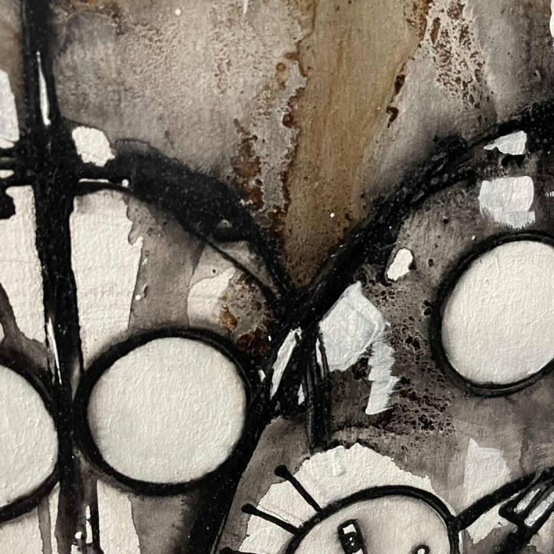 JEAN-PIERRE KATEMBWE " Birth of a girl " painting oil on canvas 2017