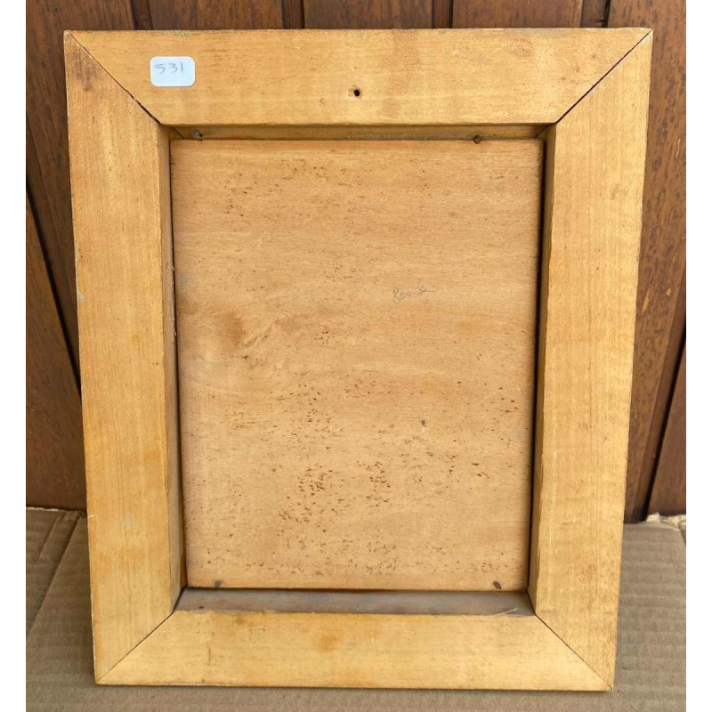 Schilderij gesigneerd M. Sanz 1946