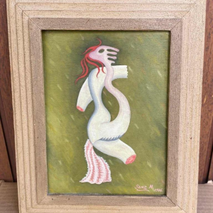 Tableau signé M. Sanz 1946