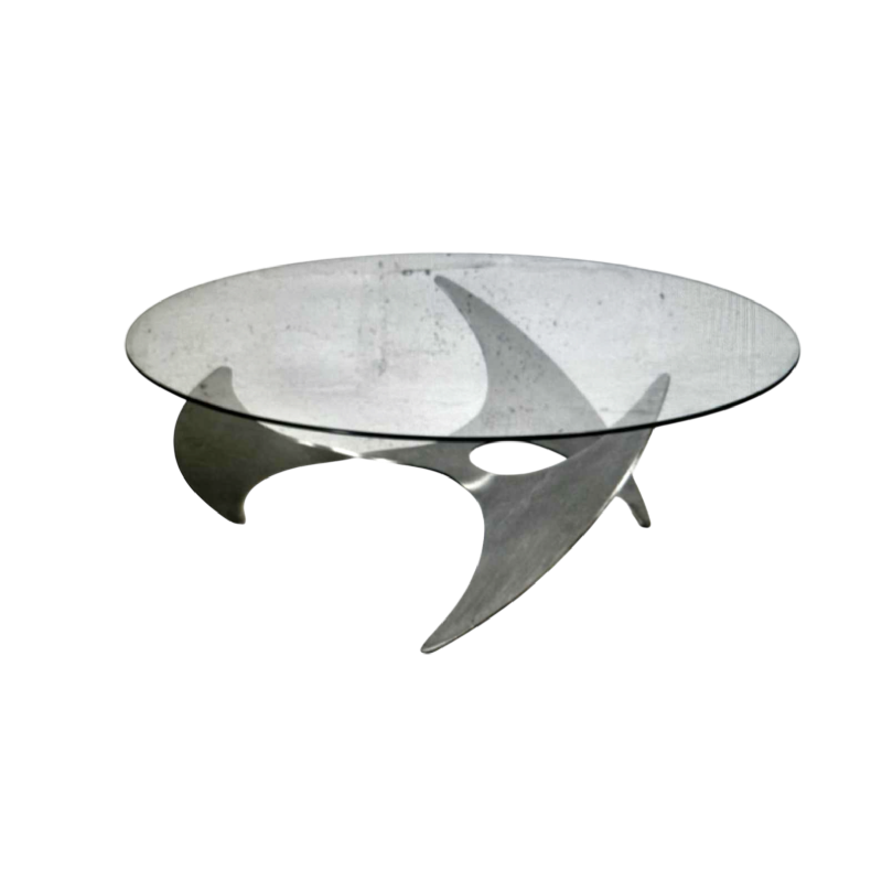KNUT HESTERBERG pour Ronald Schmitt “Popelier“ table basse, ca 1970