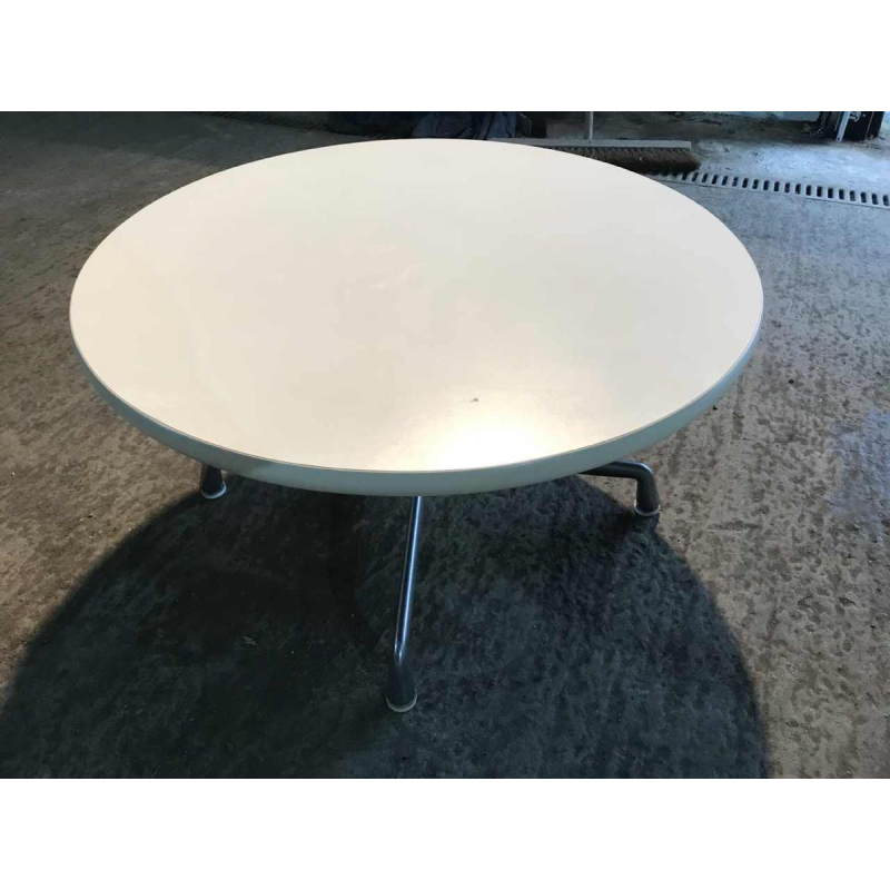 CHARLES & RAY EAMES, zeldzaam paar bijzettafeltjes HERMAN MILLER uitgave, ca 1970