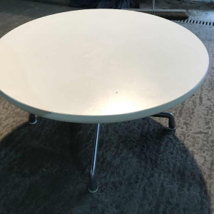 CHARLES & RAY EAMES, rare pair of side tables HERMAN MILLER edition, ca 1970