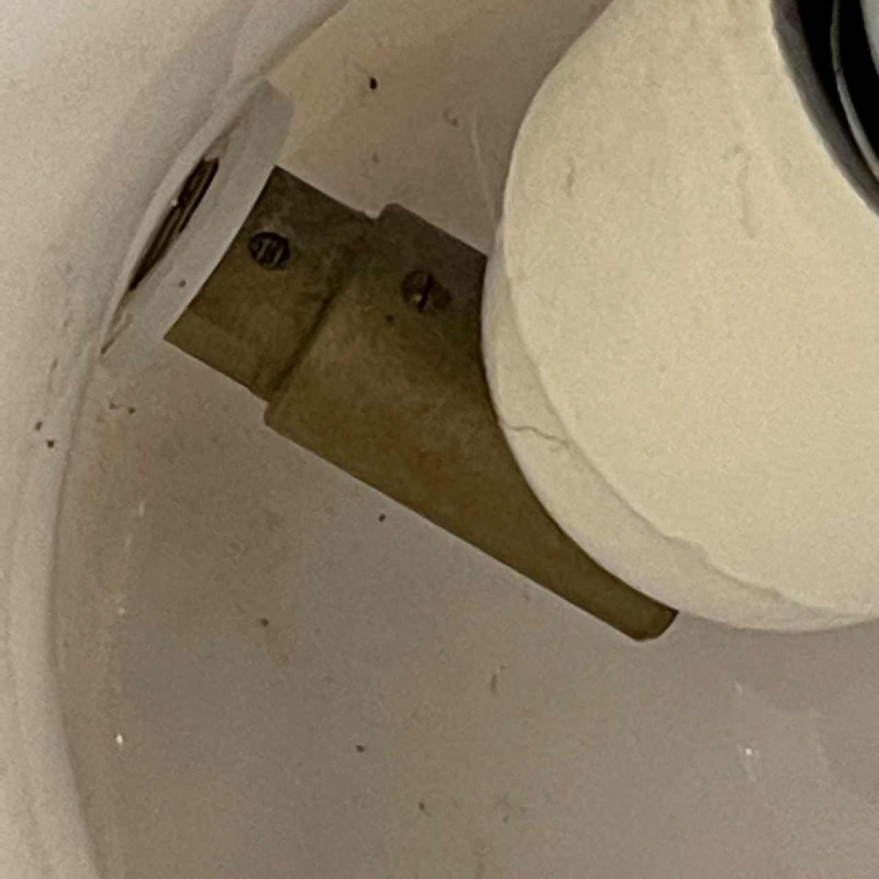 Venini Murano, "Mushroom" tafellamp in opaline gedraaid glas, ca 1970