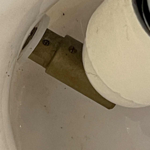 Venini Murano, Lampe de table "champignon" en verre torsade opalin, ca 1970