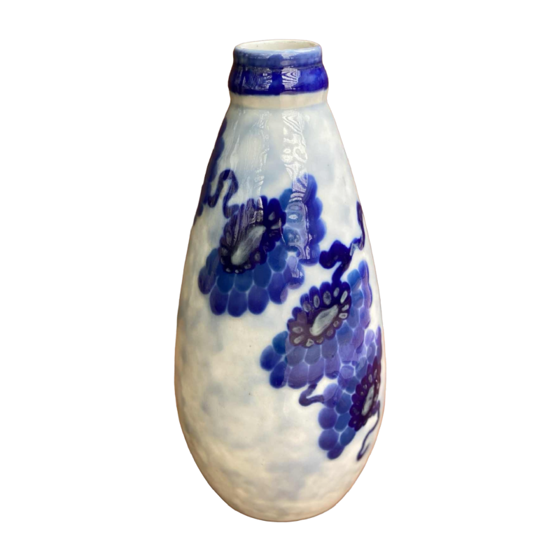 Vase de Camille Tharaud Art Deco 1920 en porcelaine de Limoges France