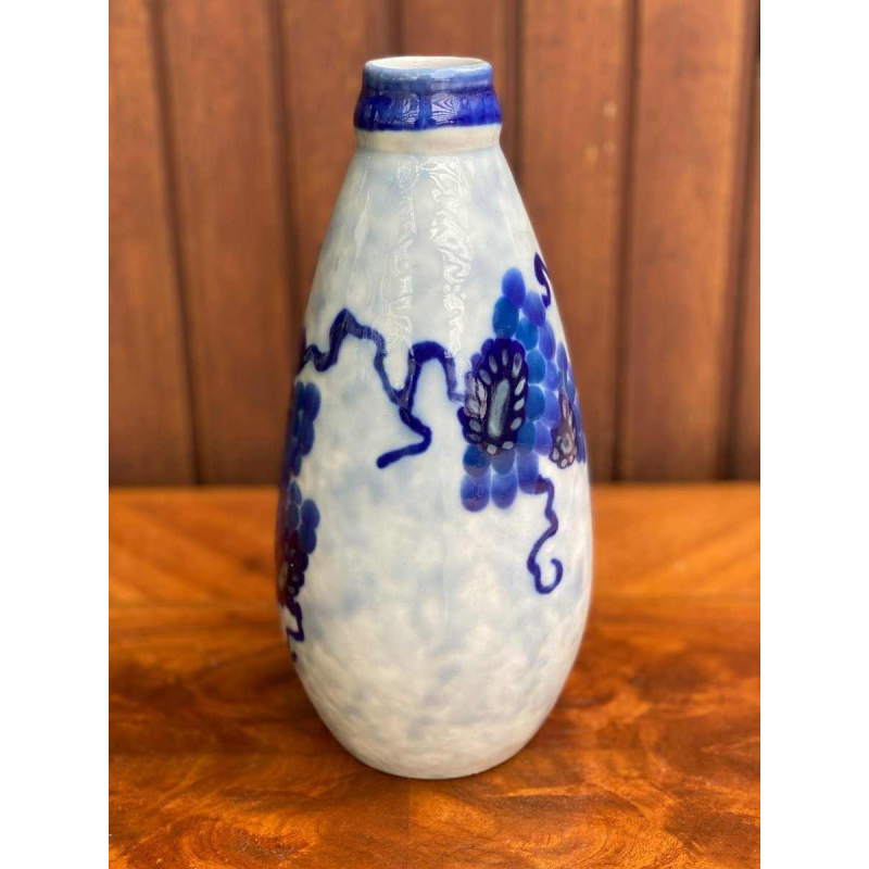 Vaas van Camille Tharaud Art Deco 1920 in Limoges porselein Frankrijk