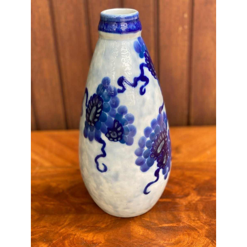 Vase de Camille Tharaud Art Deco 1920 en porcelaine de Limoges France