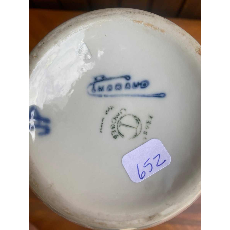 Vase by Camille Tharaud Art Deco 1920 in Limoges porcelain France