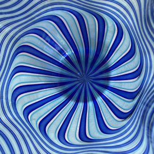 Orlando ZENNARO (1932-) Murano: glass “handkerchief” vase