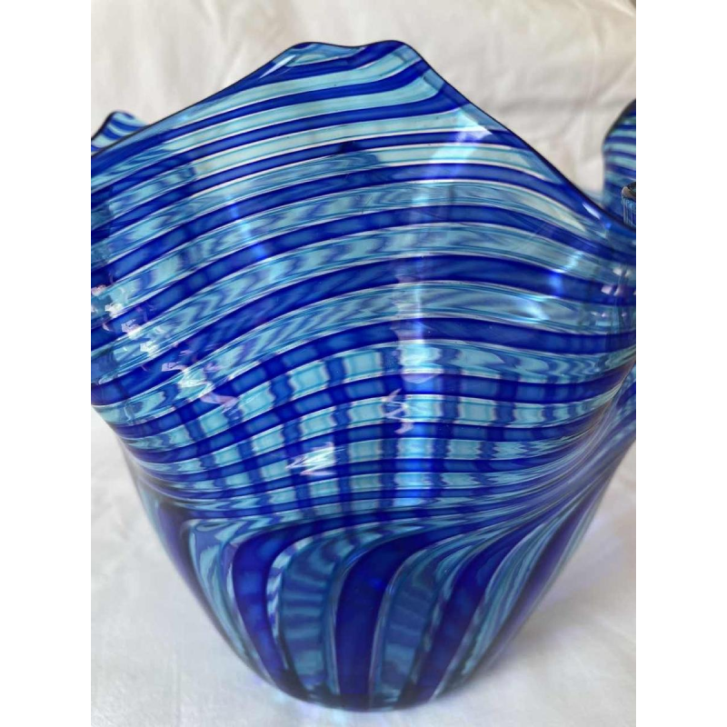 Orlando ZENNARO (1932-) Murano: glazen zakdoekvaas