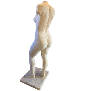 HERBERT GELDHOF, Life-Size Sculpture Naked Woman, Workshop Plaster, 1950s