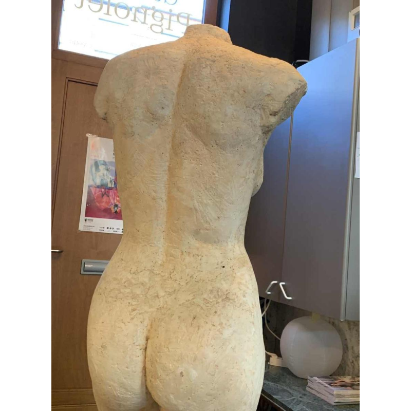 HERBERT GELDHOF, Life-Size Sculpture Naked Woman, Workshop Plaster, 1950s