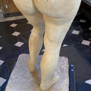 HERBERT GELDHOF, Life-Size Sculpture Naked Woman, Workshop Plaster, 1950s