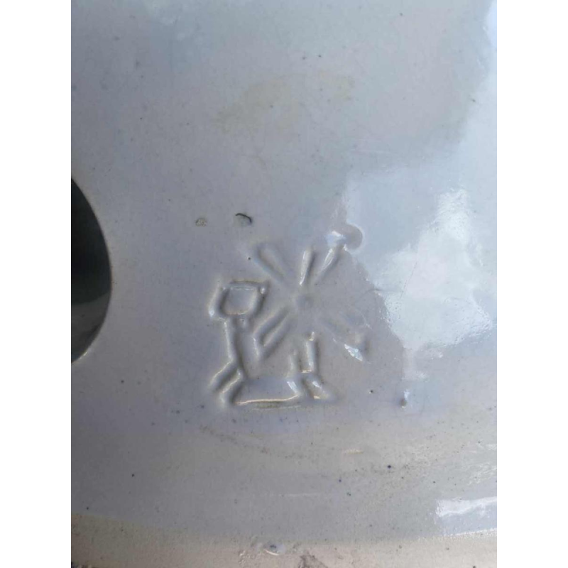 Sculptuur van een hond (herder) Art Deco keramiek, aardewerk Moulin Des Loups Orchies