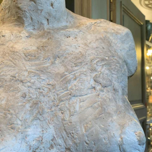 HERBERT GELDHOF, Sculpture Grandeur Nature Femme nue, plÃ¢tre d'atelier, 1950s