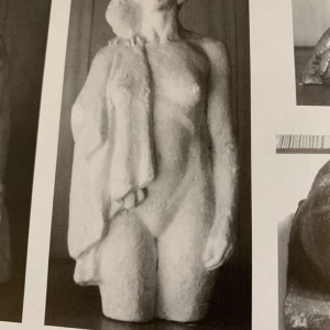 HERBERT GELDHOF, Life-Size Sculpture Naked Woman, Workshop Plaster, 1950s