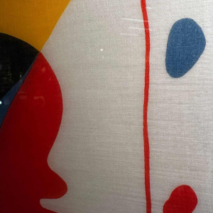 Picasso, foulard en soie encadré