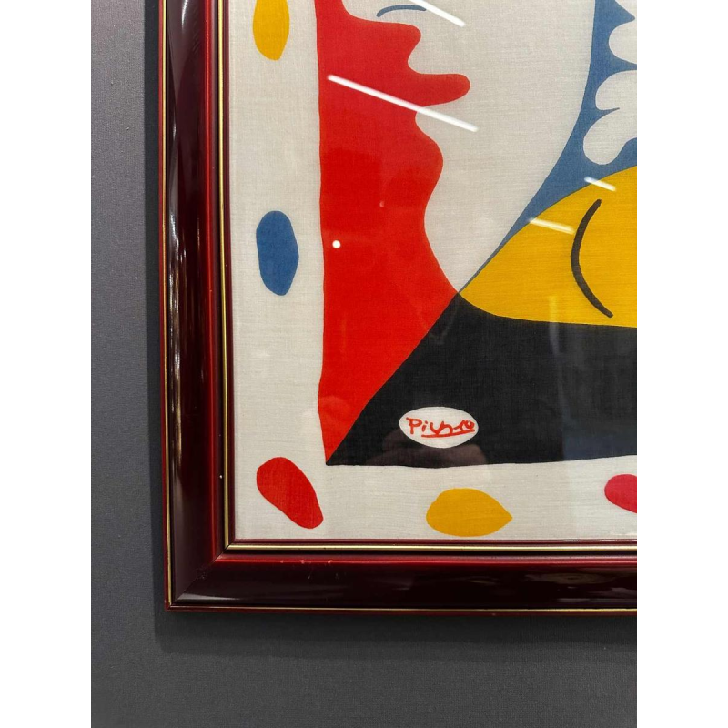 Picasso, framed silk scarf