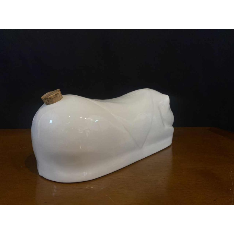 Pair of porcelain opium smoker's headrest cushions, China ca 1920