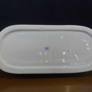 Pair of porcelain opium smoker's headrest cushions, China ca 1920