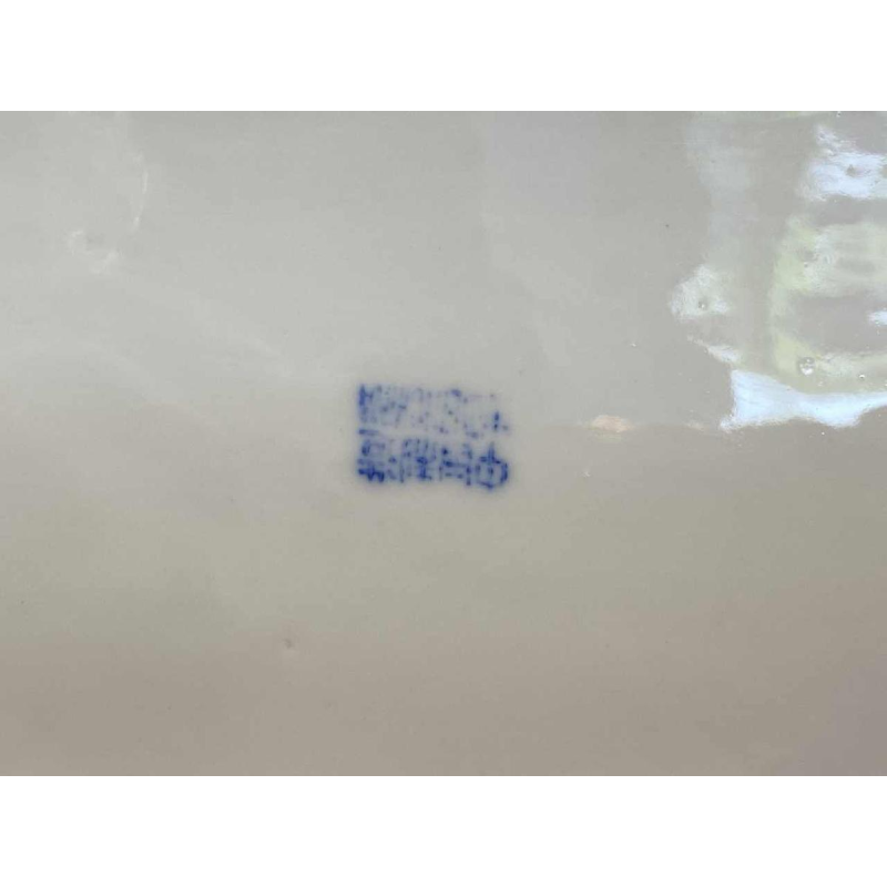 Paire de coussins repose-tête de fumeur d'opium en porcelaine, Chine ca 1920