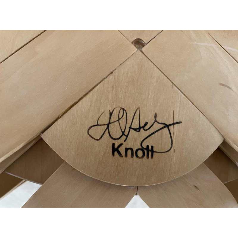 FRANK GEHRY / KNOLL International, paar “Hat Trick“ fauteuils, esdoorn latten, 1994