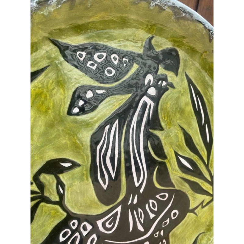 Grote schaal gesigneerd Jean Lurçat in Sant Vicens Jaren 50-60