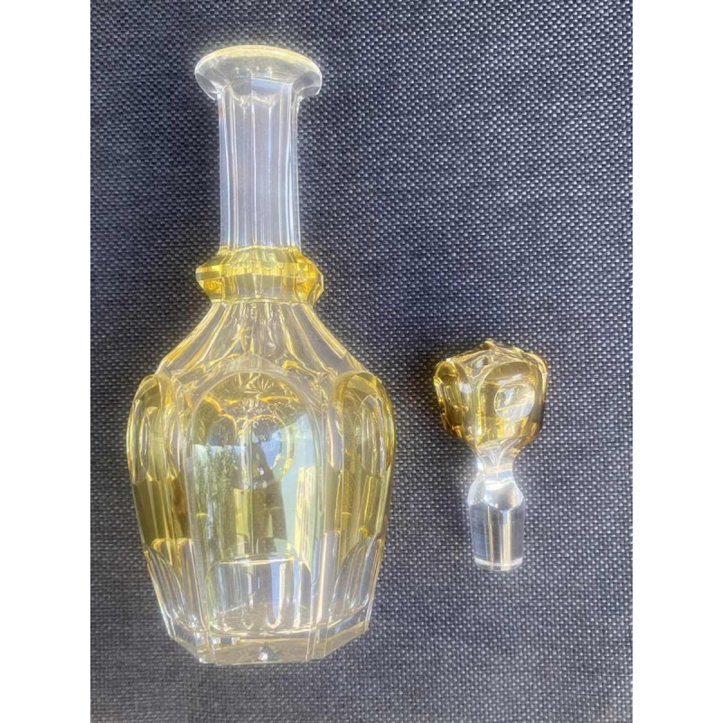 Val Saint Lambert, cut crystal decanter, Gevaert model, ca 1920
