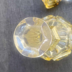 Val Saint Lambert, cut crystal decanter, Gevaert model, ca 1920