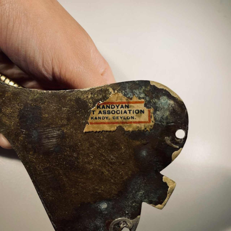 Deurklopper / presse-papier, bronzen olifant sculptuur, 19e eeuw