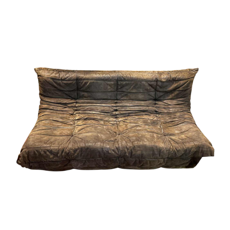 Michel Ducaroy pour Ligne Roset, canapé Togo 3 places en cuir