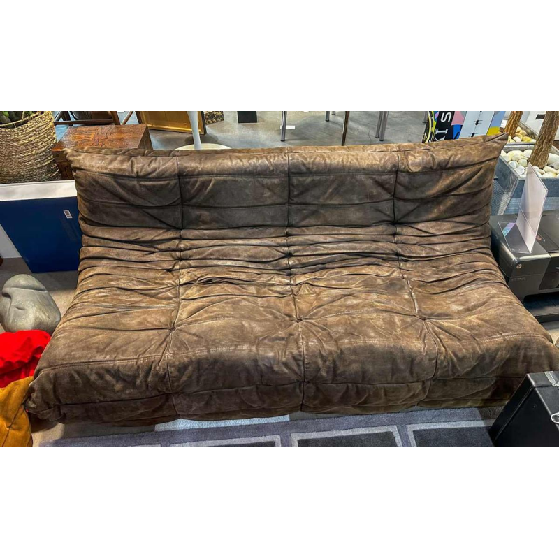 Michel Ducaroy for Ligne Roset ,Togo 3 seater leather sofa