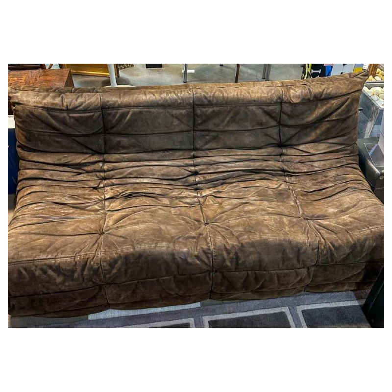 Michel Ducaroy for Ligne Roset ,Togo 3 seater leather sofa