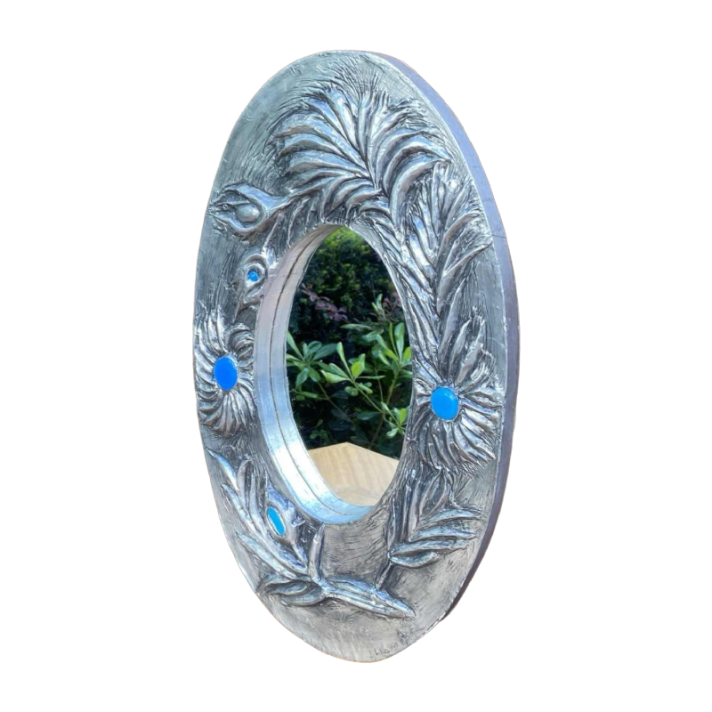 Flament J, miroir à la feuilles d'étain