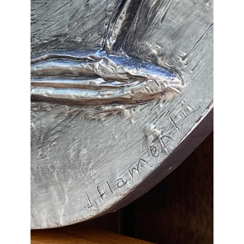 Flament J, miroir à la feuilles d'étain