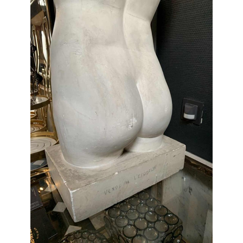 VÃ©nus de l'Esquilin, Grande Sculpture 88cm, PlÃ¢tre d'Aphrodite Femme Nue, 1940s