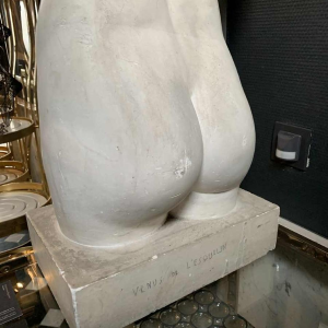 Venus of the Esquiline, Large Plaster Sculpture 88cm Aphrodite Naked Woman 1940s
