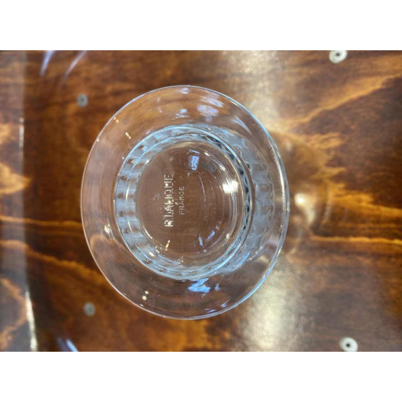 R Lalique France, ensemble de 4 verres Art Déco en cristal