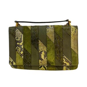 Prada, sac crossbody en différents cuirs