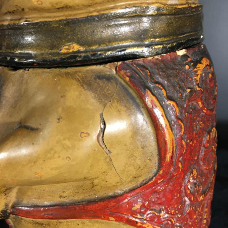 Bernard Bloch Austria, Chien Bulldog Pot à Tabac en terre cuite fin 19ème siècle