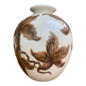 Grote vaas gesigneerd Camille Tharaud Limoges porselein Art Deco 1920