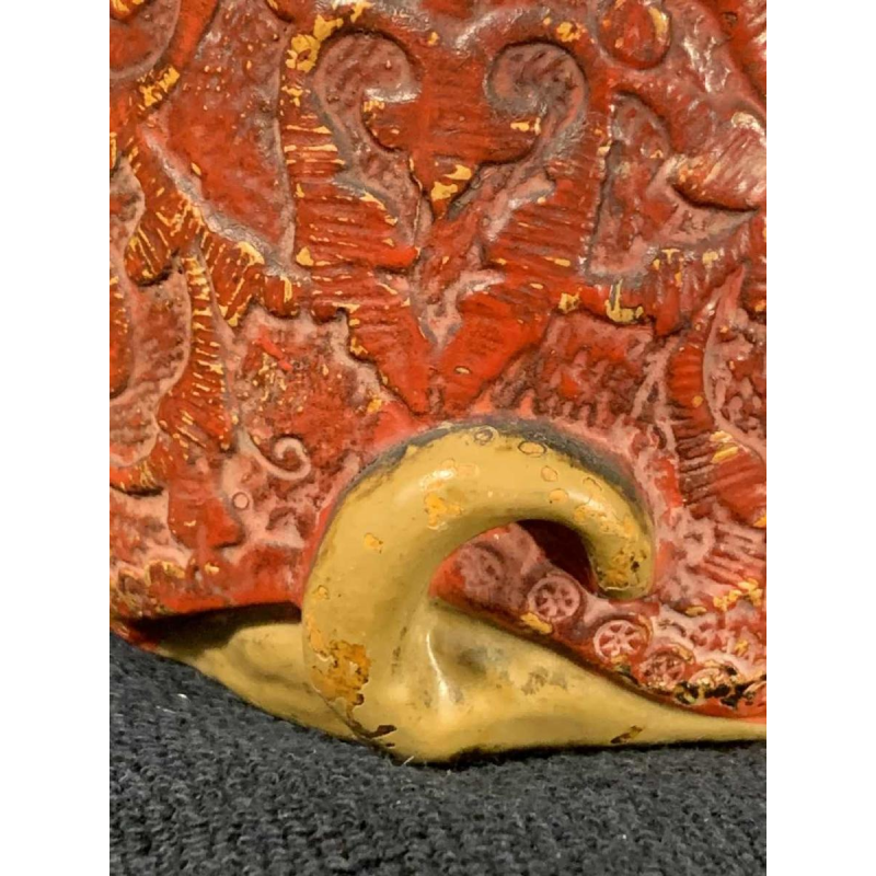 Bernard Bloch Austria, Chien Bulldog Pot à Tabac en terre cuite fin 19ème siècle