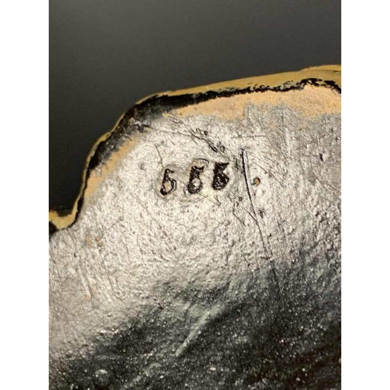 Bernard Bloch Austria, Dog Bulldog Terracotta Tobacco Pot late, 19th century