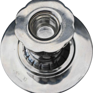 Georg Jensen massief zilveren kandelaar - Model n°5 van Johan Rohde (1949)