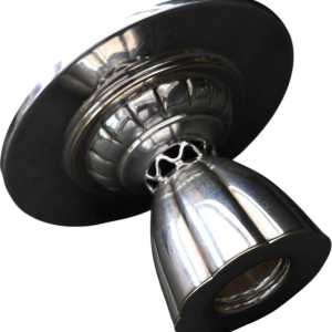 Georg Jensen massief zilveren kandelaar - Model n°5 van Johan Rohde (1949)