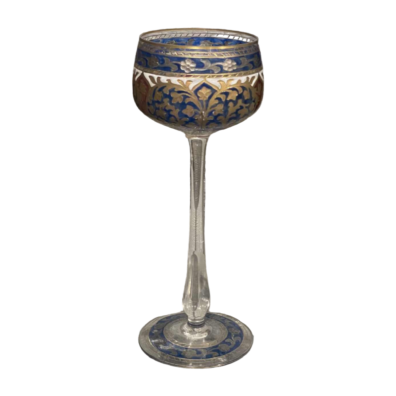 Fritz HECKERT glas rond 1900