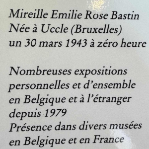 Mireille BASTIN « Le berger et ses moutons » peinture huile sur toile
